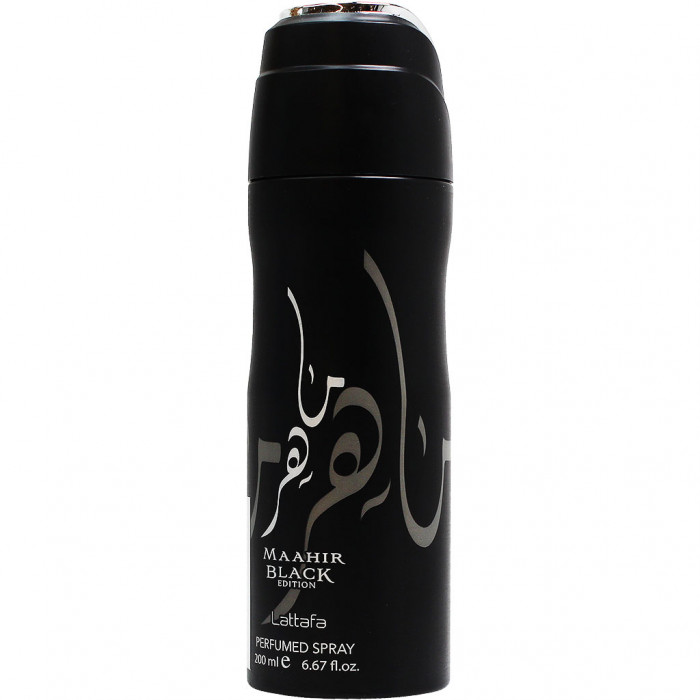 Дезодорант Lattafa Maahir Black Edition, edp., 200 ml