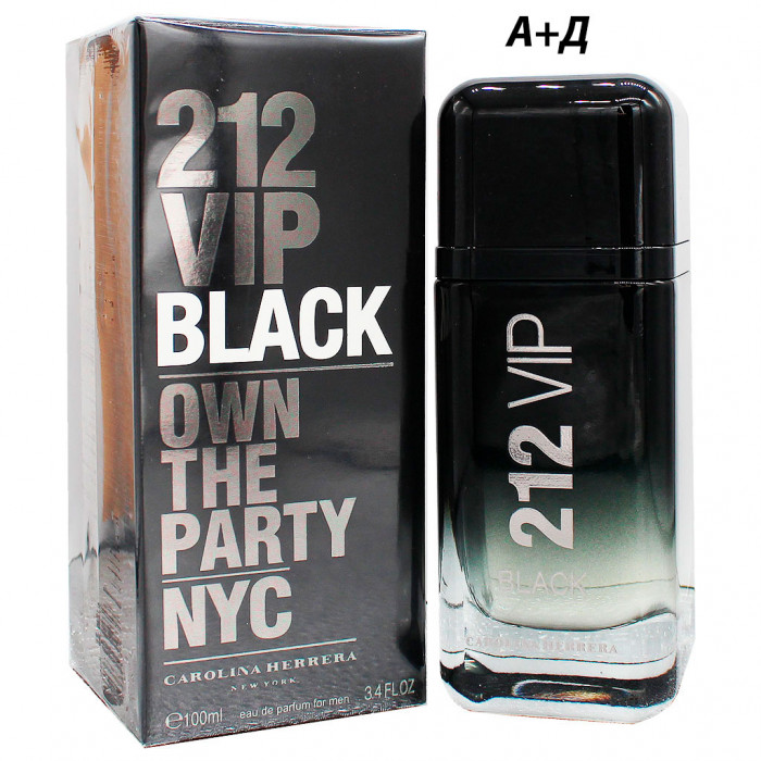 А+Д Carolina Herrera 212 Vip Black Man, edp., 100 ml
