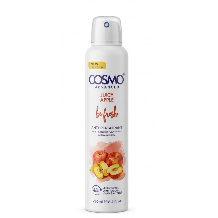 Cosmo Advanced Be Fresh Body Anti-Perspirant Deodorant Juicy Apple, 250 ml